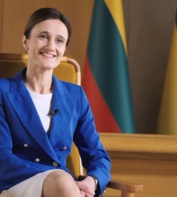 До Києва прибула спікерка Сейму Литви Вікторія Чмілітє-Нільсен