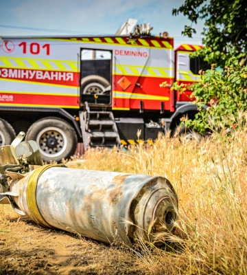 У Костянтинівці піротехніки знешкодили російську нерозірвану авіабомбу