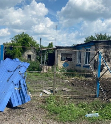Росіяни поранили мирного мешканця Харківщини