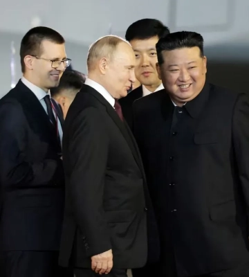 Південна Корея висловила Китаю занепокоєння через візит Путіна до КНДР