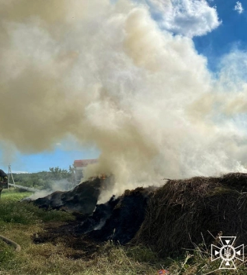 У приватному домогосподарстві на Одещині сталася пожежа