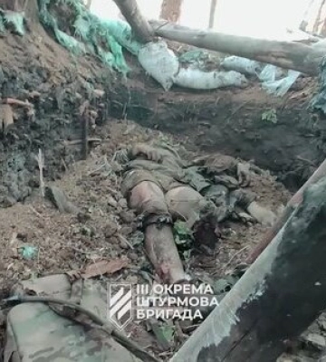 Зачистка вражеского наблюдательного пункта воинами 3-й ОШБр в окопах Харьковщины. ВИДЕО