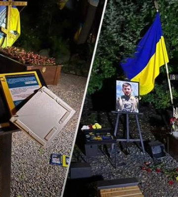 Повреждение могил украинских Героев в Киеве: прокуратура сказала, кто это сделал
