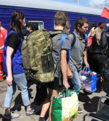 На Рівненщину прибув восьмий евакуаційний поїзд з Донеччини
