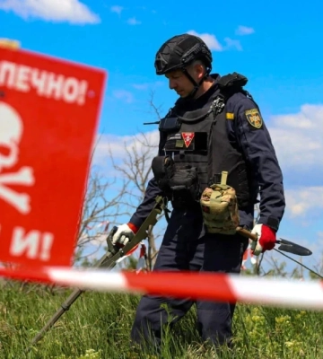На Херсонщині за тиждень сапери виявили близько півтори тисячі вибухонебезпечних предметів