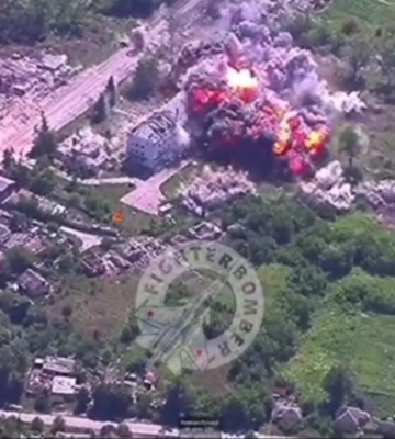 Росія вперше на фронті застосувала нову авіабомбу ФАБ-3000 М-54: ISW розповів деталі