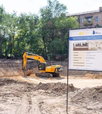 У Запоріжжі будують унікальну школу-фортецю