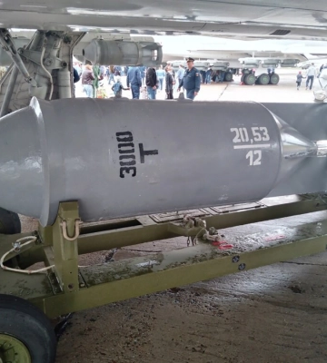Росія вперше на фронті застосувала нову авіабомбу ФАБ-3000 М-54: ISW розповів деталі