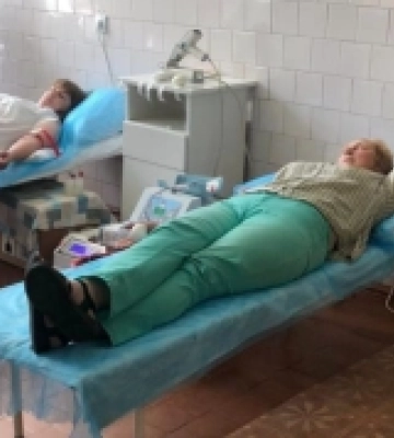 У Радивилові провели забір крові для поранених військових