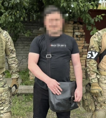 СБУ затримала жителя Запоріжжя, якого підозрюють у поширенні інформації про переміщення Сил оборони