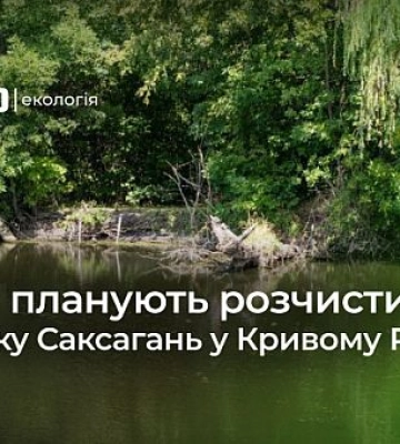 Почему реку Саксагань в Кривом Роге уже 6 лет не могут расчистить