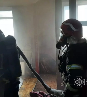 У середмісті Кропивницького горіла квартира 