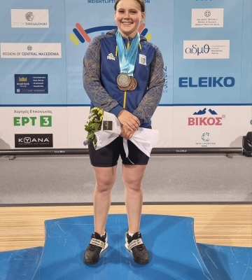 Важкоатлетка з Волині здобула три медалі на Чемпіонаті Європи у Греції