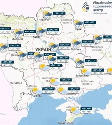 Якою буде сьогодні погода на Волині