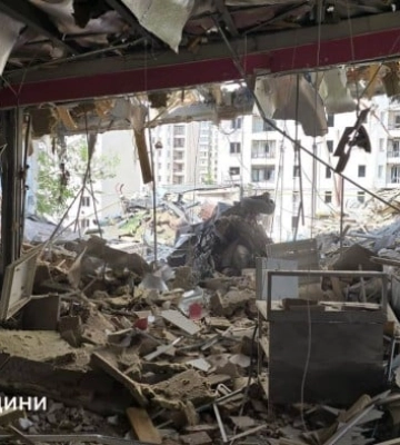 Наслідки російських обстрілів Харкова показала ДСНС