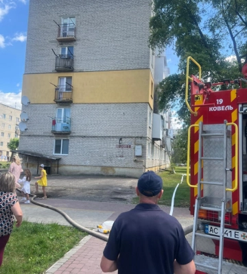 Через коротке замикання електромережі на Волині горіла квартира