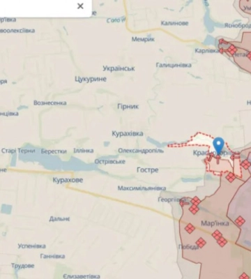 Войска РФ продвинулись в районе Красногоровки Донецкой области — DeepState