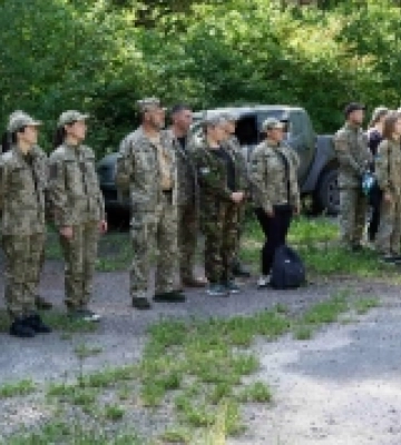 У громаді на Волині провели військовий вишкіл для цивільних