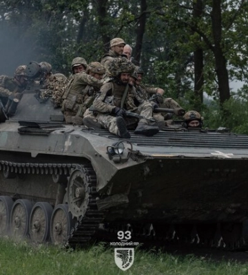 Карта боевых действий в Украине 15 июня