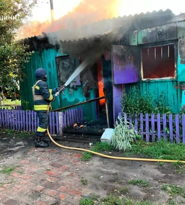 На Краснопільщині рятувальники ліквідували пожежу