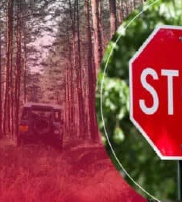 Закарпатцям нагадують про заборону джипінгу в горах