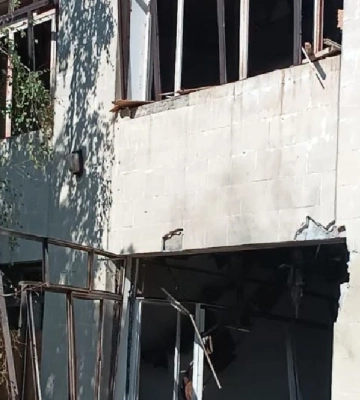 Росіяни атакували дроном-камікадзе будинок культури у Михайлівці на Херсонщині. ФОТО