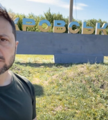 Зеленський на Донеччині представив нового командувача Об&#039;єднаних сил