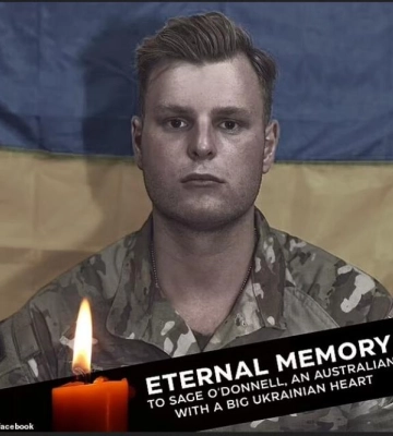 Спогади про &quot;Дона&quot;: у Рівному вшанували пам&#039;ять австралійця, який загинув за Україну (ВІДЕО)