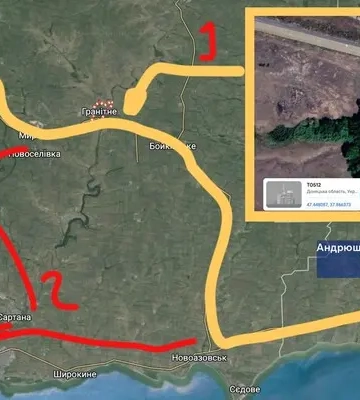 Загарбники роблять нові укріплення вздовж траси Маріуполь-Донецьк — Андрющенко