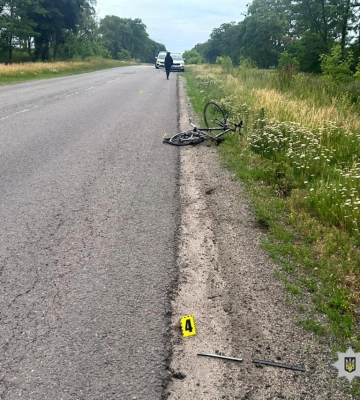 Збив велосипедиста та втік: на Черкащині затримали порушника (ФОТО)