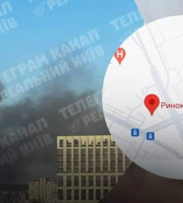 У Києві сталася масштабна пожежа на ринку «Юність», відео