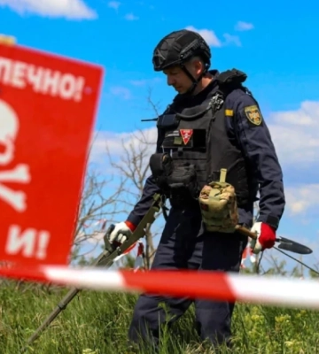 Херсонщина увійшла до трійки областей, де найскладніша ситуація з розмінуванням