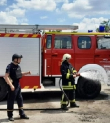 На Херсонщині відбулись навчання бериславських рятувальників