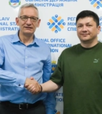 У Миколаєві Віталій Кім зустрівся з Послом Німеччини в Україні Мартіном Єґерем