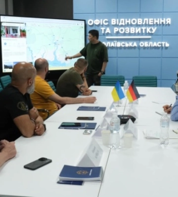 У Миколаєві Віталій Кім зустрівся з Послом Німеччини в Україні Мартіном Єґерем