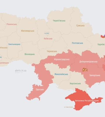 Повітряні сили повідомили про роботу ППО по дрону-розвіднику на Одещині