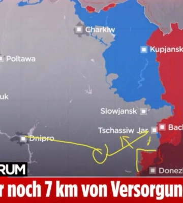 Противник стоит в 7 км до того, чтобы перерезать основной путь снабжения ВСУ на Донбассе, — BILD