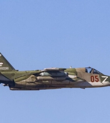 Бійці Нацгвардії знищили ворожий штурмовий літак Су-25 на Донеччині