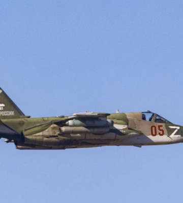 Бійці Нацгвардії знищили ворожий штурмовий літак Су-25 на Донеччині