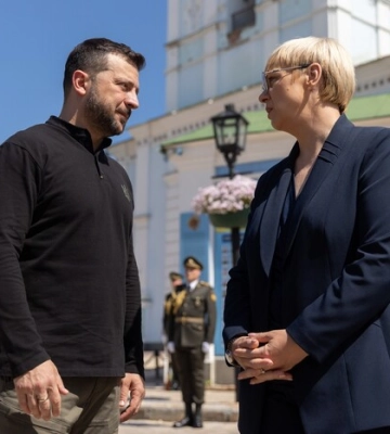 До Києва прибула президентка Словенії