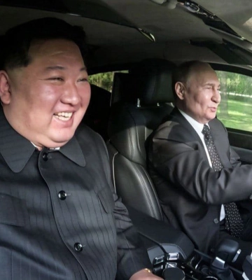 Автомобіль, який Путін подарував Кім Чен Ину, частково складається з південнокорейських деталей – Reuters