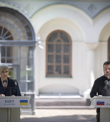 До Києва прибула президентка Словенії