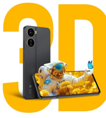 ZTE представила смартфон з дисплеєм, який перетворює контент у 3D без окулярів