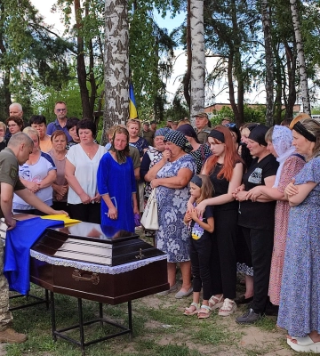 В Охтирці поховали загиблого воїна за Великою Писарівки