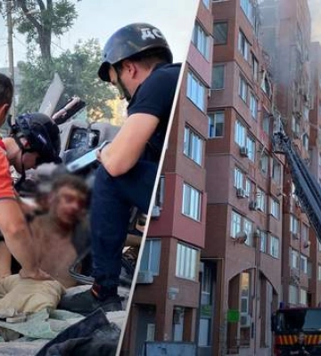 Удар частично разрушил многоэтажку, есть жертва: все, что известно об атаке по Днепру