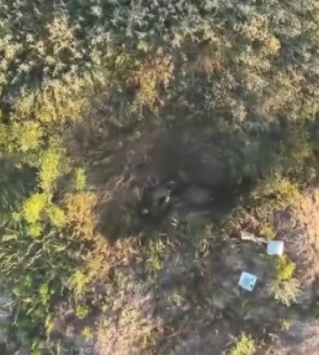 Прикордонники FPV-дронами знищують техніку та піхоту окупантів на Бахмутському напрямку. ВIДЕО