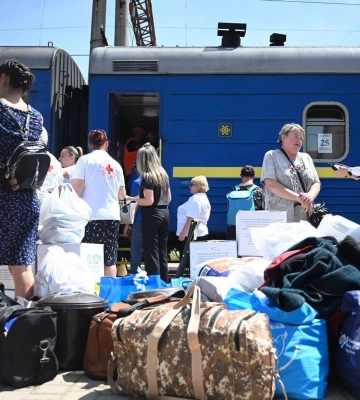 На Закарпаття прибула чергова група евакуйованих осіб із Харкова