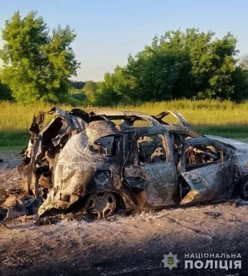 Враг на Сумщине дроном атаковали авто полицейских, есть раненый - МВД