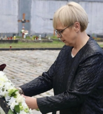 Президентка Словенії у Львові вшанувала пам’ять загиблих воїнів