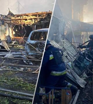Багато жертв, спалені авто, пошкоджені будинки: кадри трагічних наслідків удару по Вільнянську